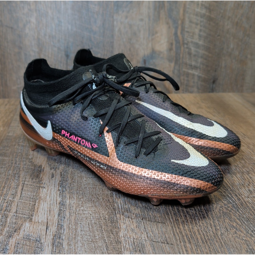Nike Phantom GT2 Elite DF FG Metallic Copper White Black Mens Size 8 DR5955-810